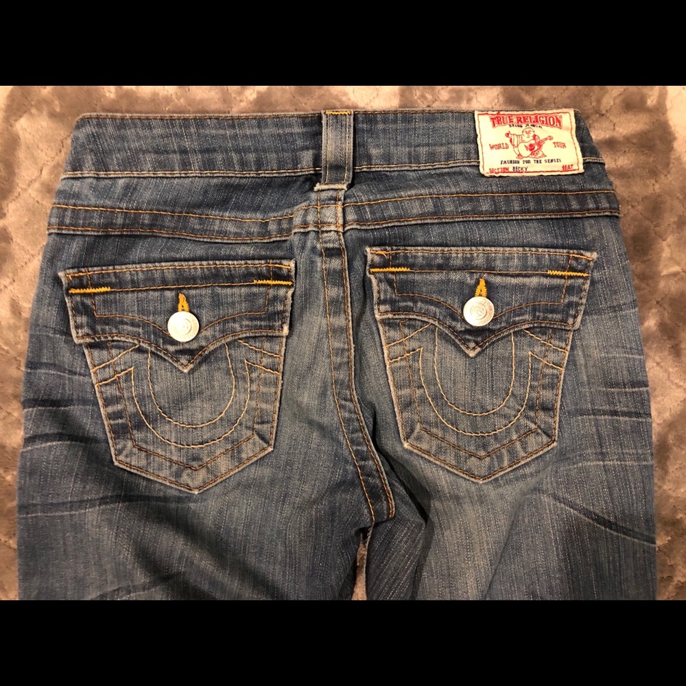 True Religion sz25 MADE IN USA boot/flare
